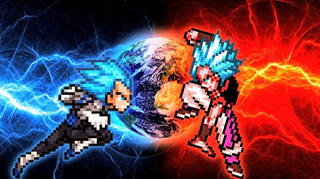 Vegeta SSB DBFZ V2(New) VS Gogeta(All Form) in Jump Force Mugen