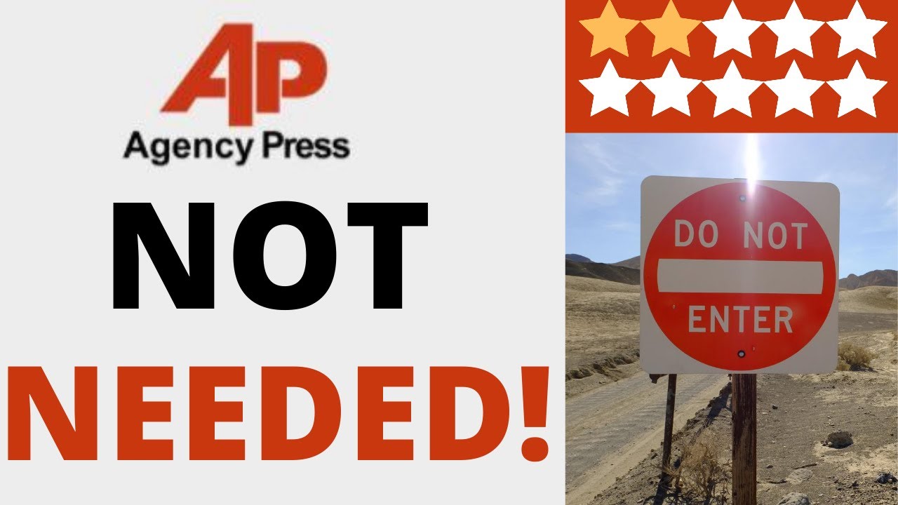 Agency Press Review - 🥱 Not Needed 🥱 - Rare Honest Agency Press Review
