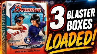 I Opened 3 2026 Bowman Blasters…These Boxes Were JUICED!