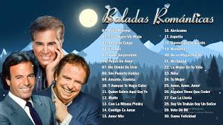 JULIO IGLESIAS, JOSÉ LUIS RODRÍGUEZ, DYANGO EXITOS SUS MEJORES CANCIONES - BALADAS ROMANTICAS