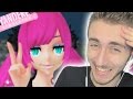 JE RÉAGIS AUX MMD YANDERE SIMULATOR ! #2