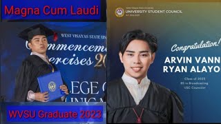 Distribution of Diplomas- West Visayas State University Commencement Exercises 2023