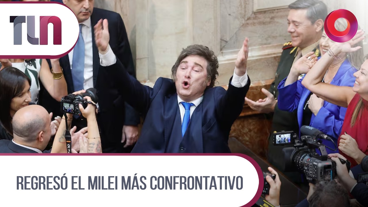 #Telenueve | Regresó el Milei más confrontativo