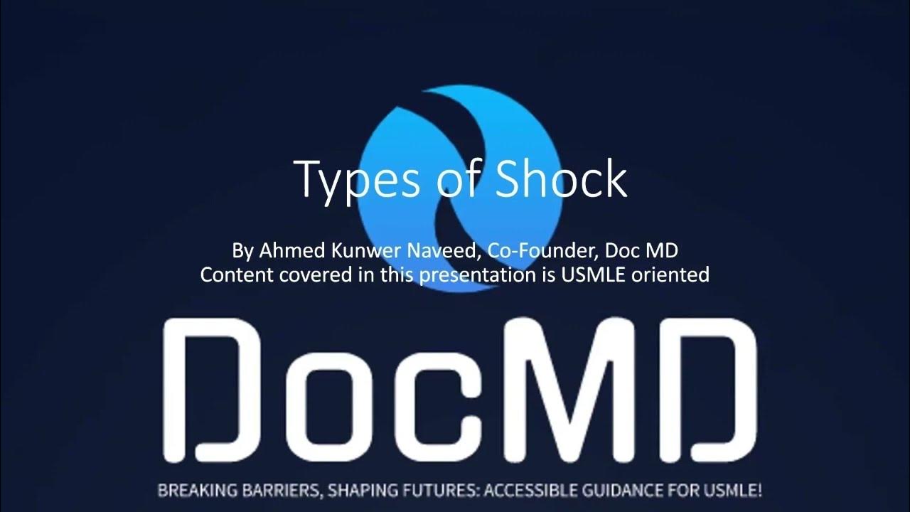 Types of Shock (HY) USMLE YouTube