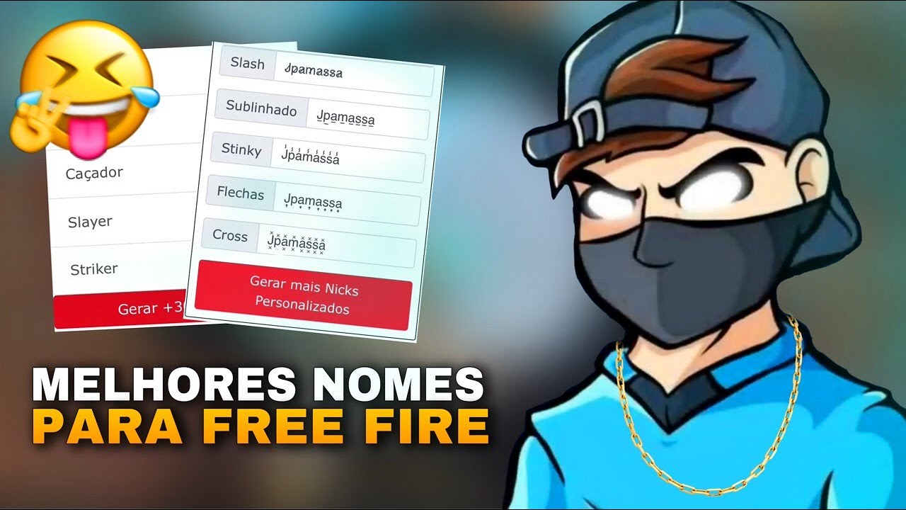 Top Melhores Nomes Personalizados Para o Nick do Free Fire 
