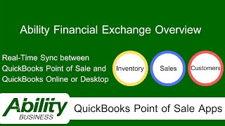 POS Integration with QuickBooks - Ability Financial Exchange, connector & sync tool