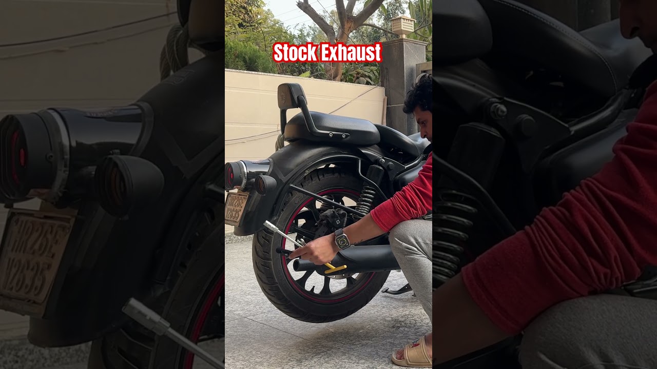 Royal Enfield Classic 350 Reborn How does a stock exhaust sound 