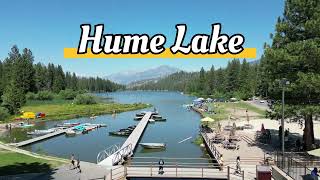 Hume Lake, California 4K Drone View