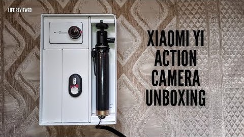 YI 90006 4K Action Camera with Selfie Stick & Bluetooth Remote | Unboxing & Overview