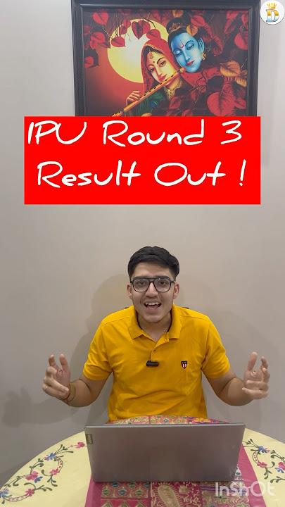 IPU Round 3 Result OUT 🔥 | Sliding Round, Reporting Details | Check Now!