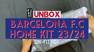 FC Barcelona 23-24 Home Kits - Authentic Version