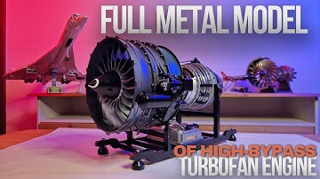 Build Your Own Full Metal High Bypass Jet Engine Model Kits & HOW Does It Work Explained by Zeto.r