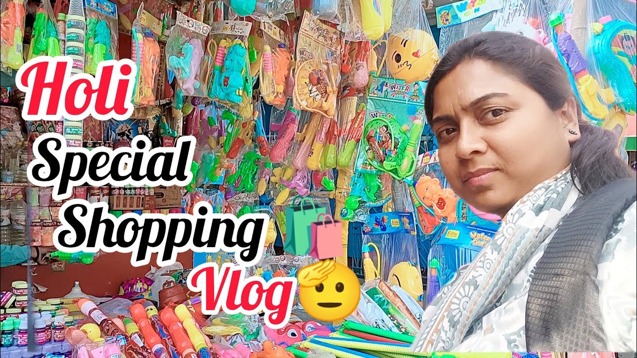 Most loved vlog is coming 🔜 Holi Special! !Shopping time! 🫟🫟#holi #festivalofcolors #priyankasinha 