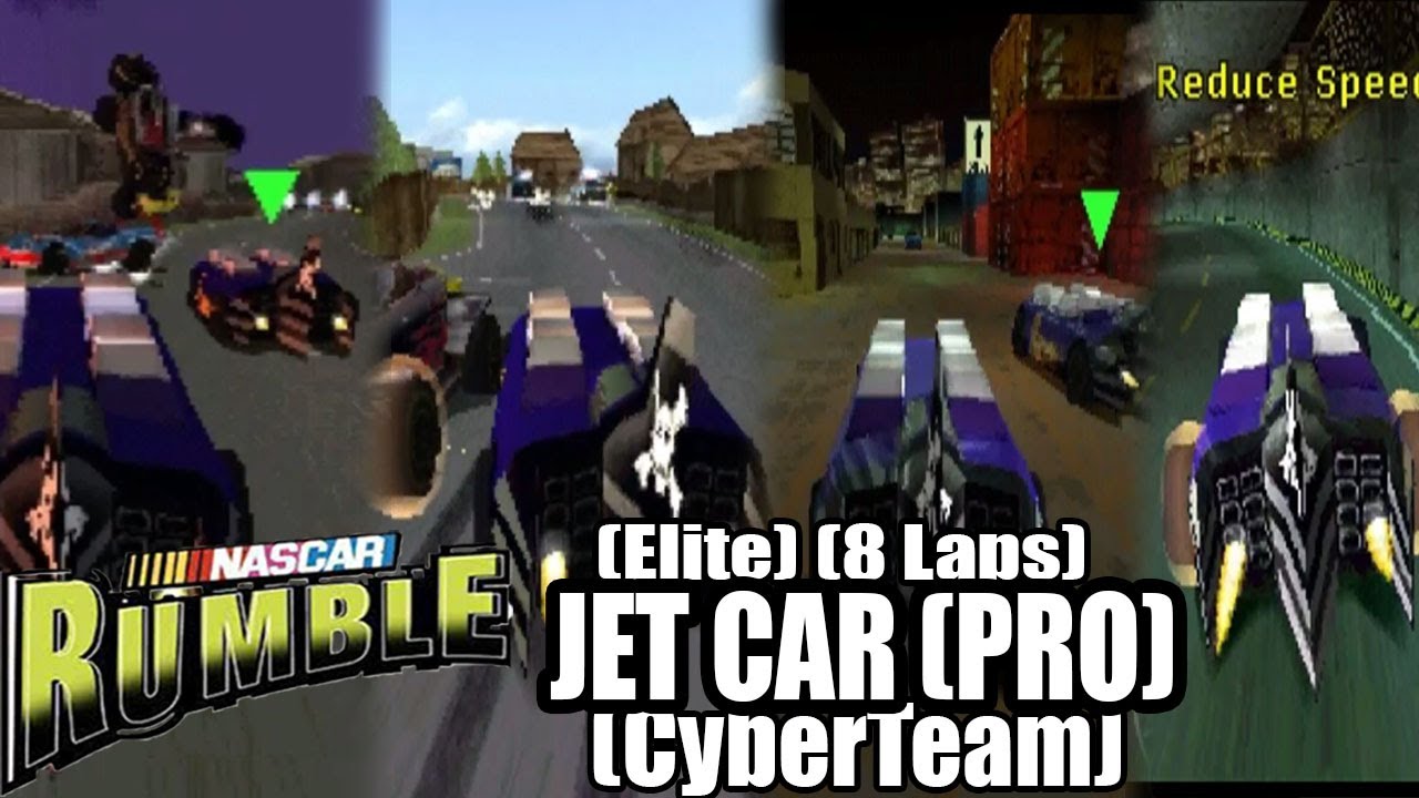 Jet Car Rumble Racing Nascar Rumble Gameplay - Jet Car (Cyber Team) | 4 circuits (Elite - 8 ...