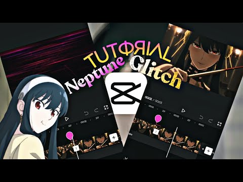 Neptune Glitch || Capcut Tutorial || Anime Tutorial ||