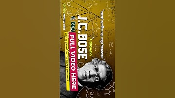 J.C. Bose: A Beautiful Mind #class 7 #mindscape #story #animated short