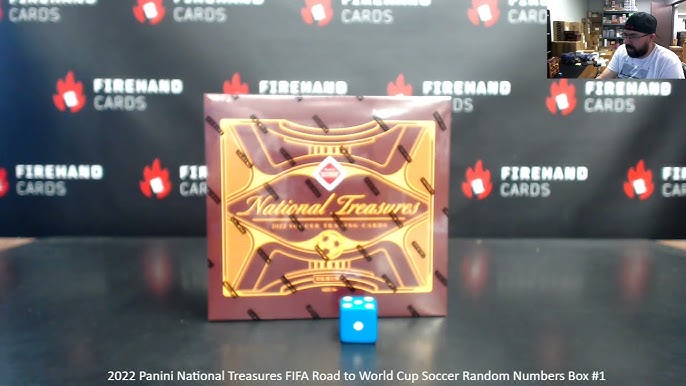 2022 Panini National Treasures Road to FIFA World Cup Soccer 1st Off The  Line Hobby 4-Box Case