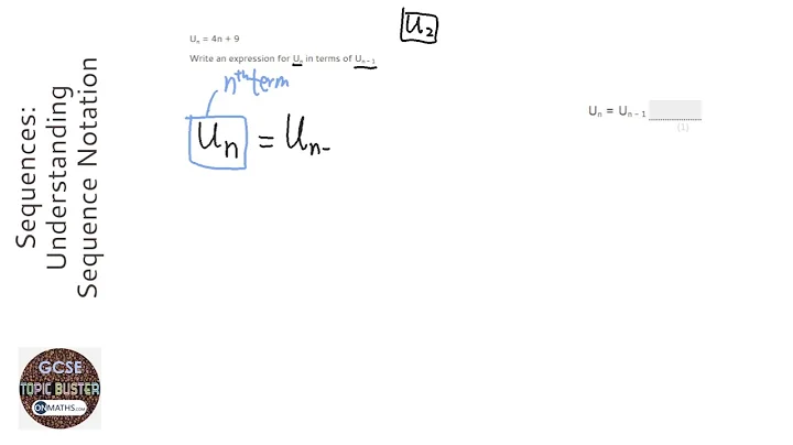 Sequences: Understanding Sequence Notation (Grade 6) - OnMaths GCSE Maths Revision