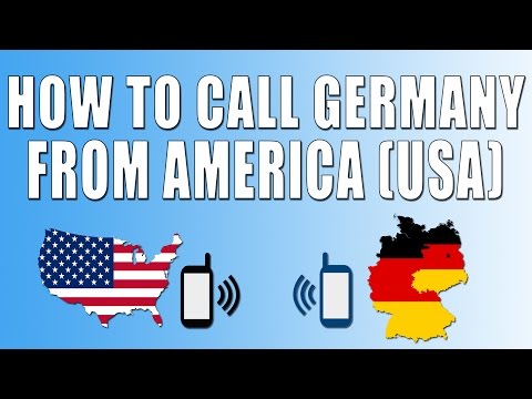 Video: How To Call Germany