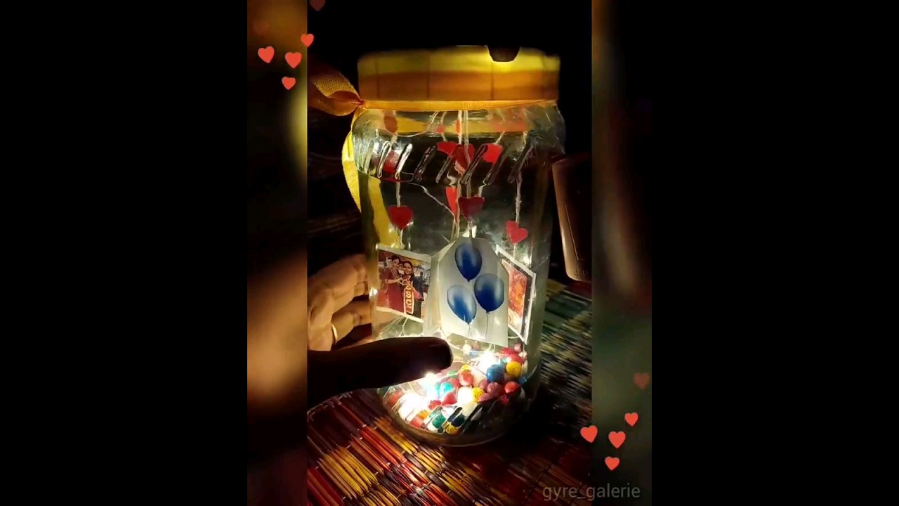 Lighting Memory Jar❤️ Budget friendly present for your special one 🦋Dm for ur orders😍