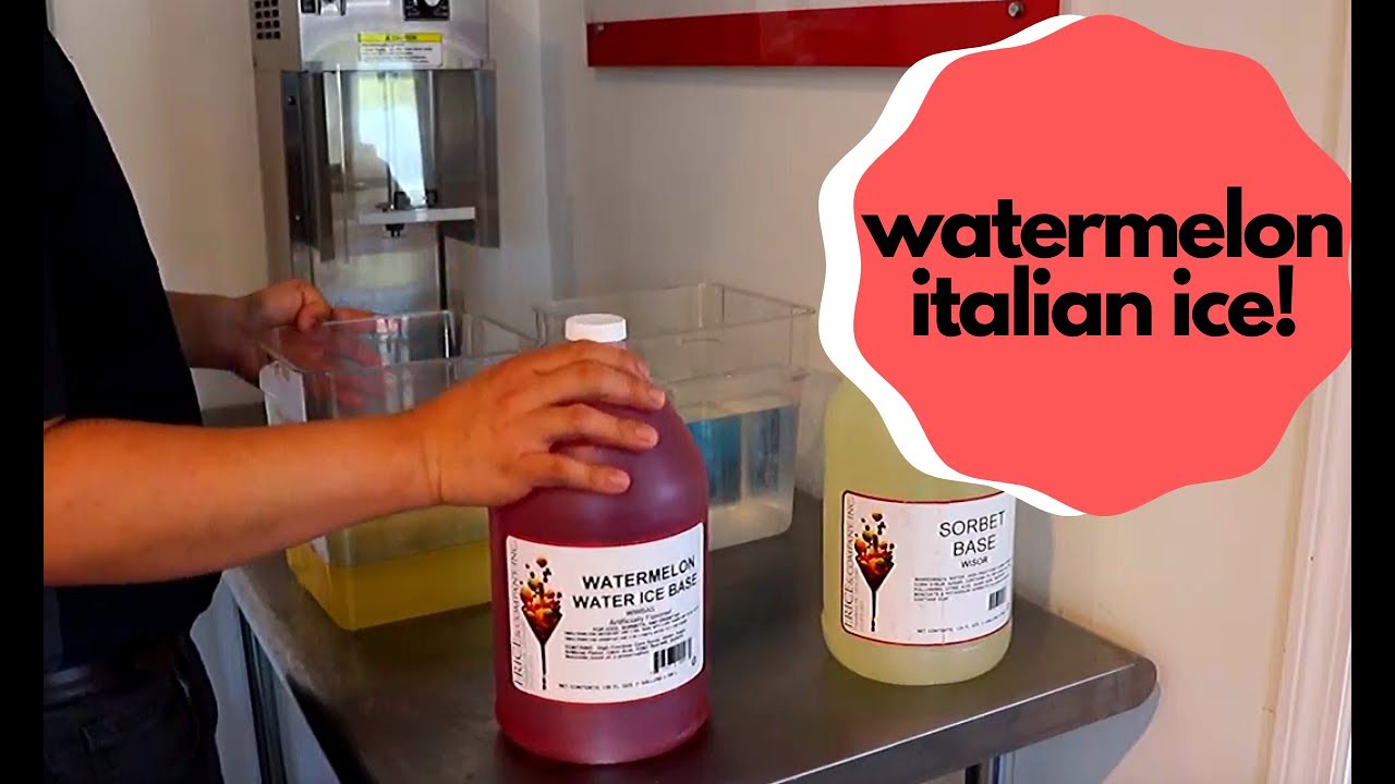 Delicious Watermelon Italian Ice with I.rice and Electro Freeze!