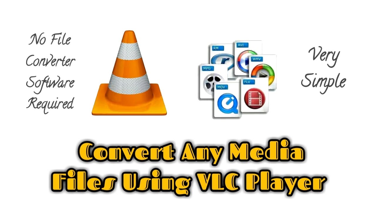 How to Convert video files to any format using VLC Player 100% Working ...