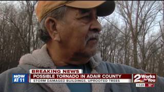 Adair County cleaning up after last night s storm