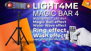 LIGHT4ME - MAGIC BAR 4 6in1 multi-effect LED