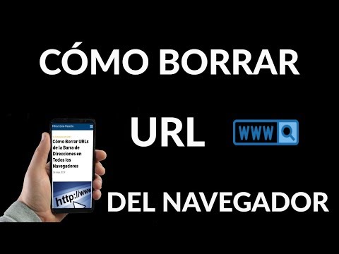 Video: Cómo Eliminar Direcciones De La Barra De Direcciones