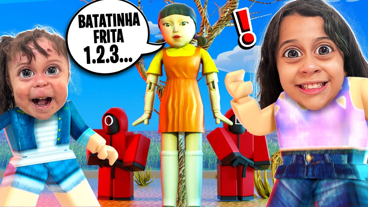 BATATINHA FRITA 1, 2, 3 A BONECA entrou no PK XD !!! - (Squid Game) 