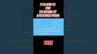 PART 3: Volume of Rectangular Prisms #shorts#maths