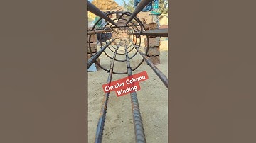 Circular Column Binding #construction #shorts #trendingshorts
