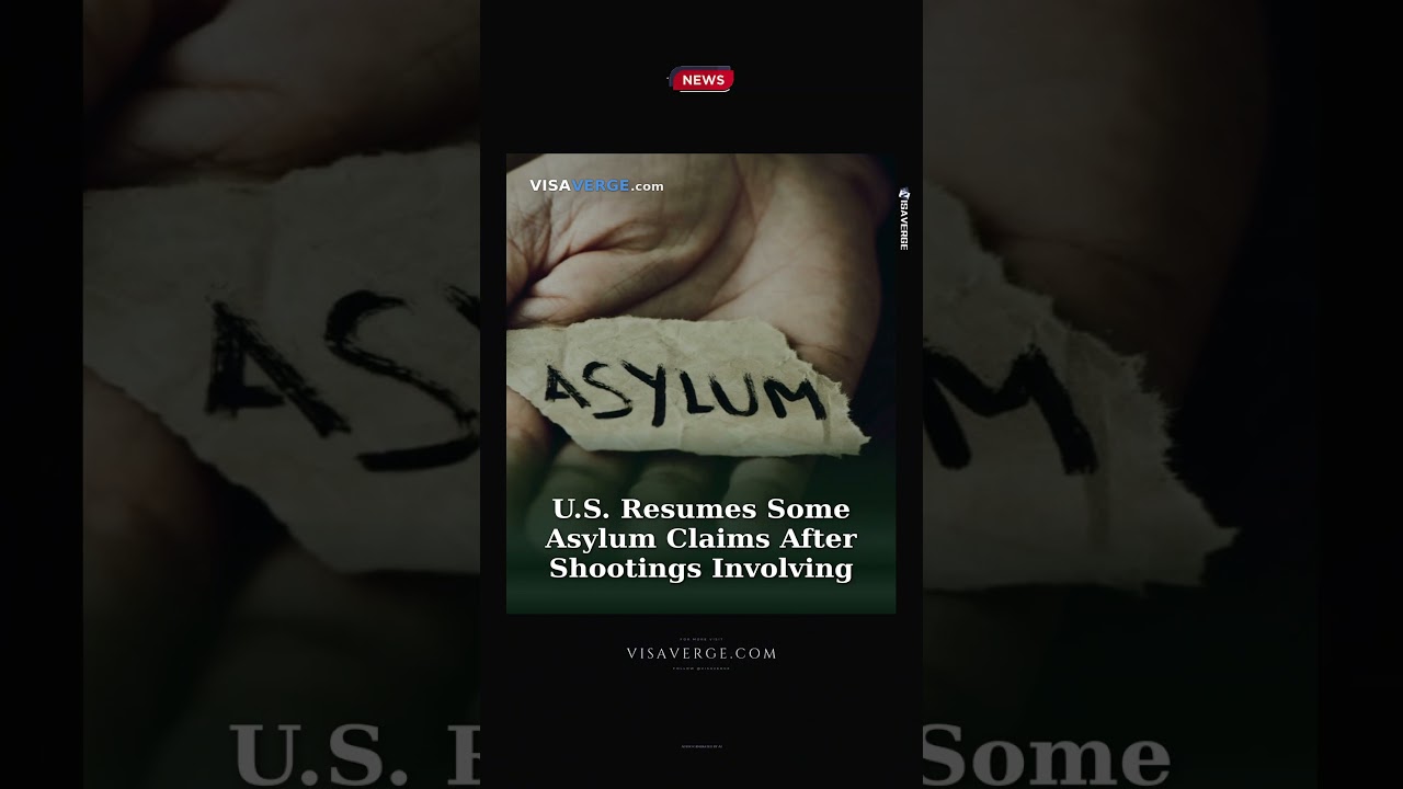 U.S. Resumes Some Asylum Claims After Shootings Involving Border Guards