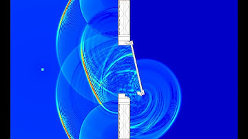 Facades - Top- Hung Inwards - FDTD Visualising Sound - Acoustics and Ventilation