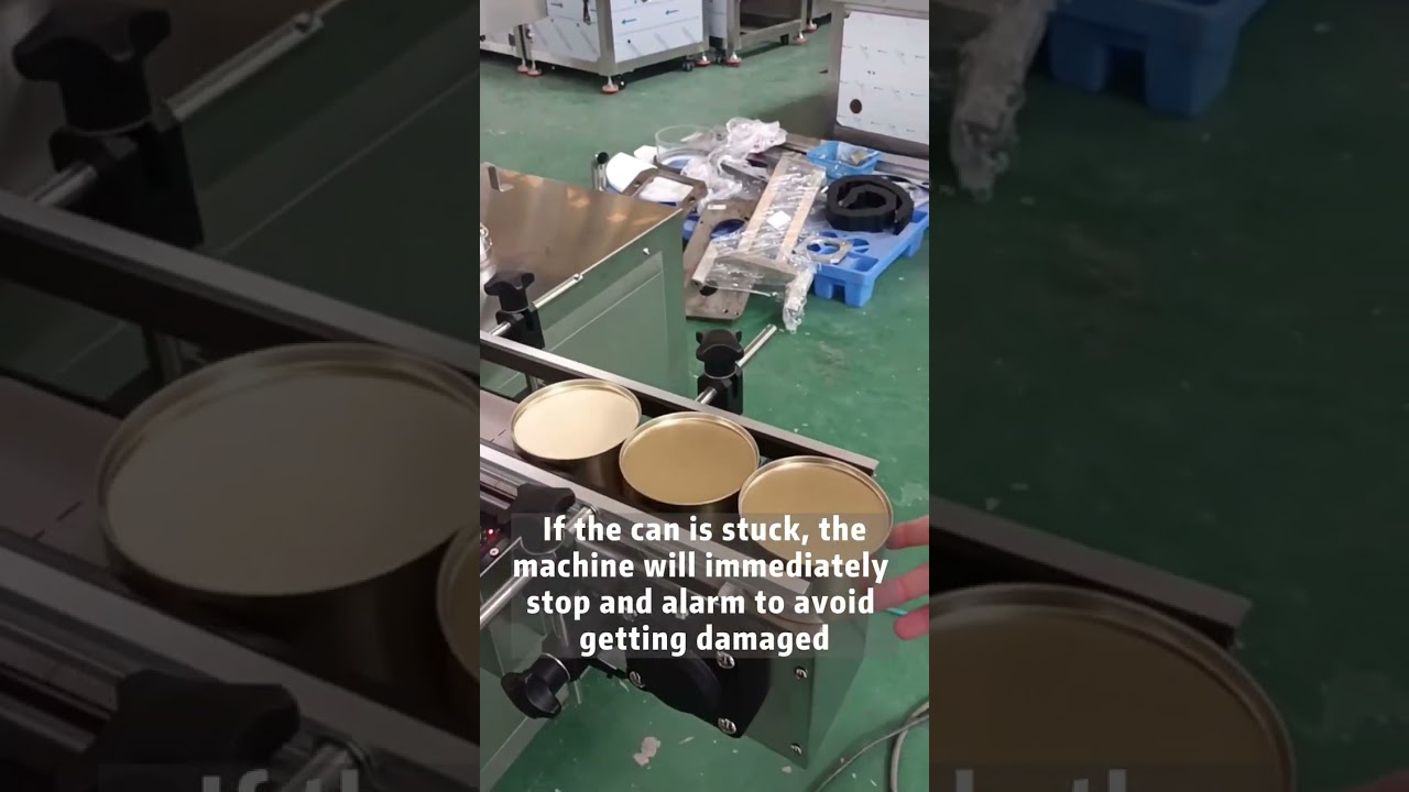How to seal a tin can? Automatic tin can sealer with 8 stations