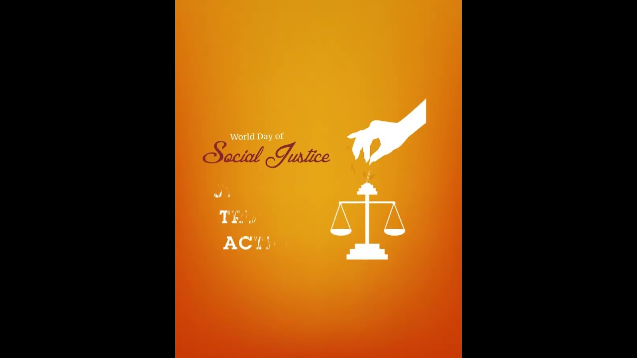 World Day of Social Justice WhatsApp Status Video @aeonbox
