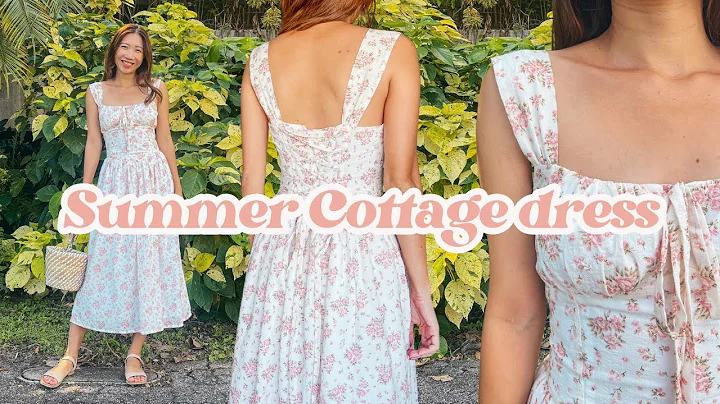 DIY Summer Cottage dress | Step by step sewing tutorial