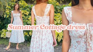 DIY Summer Cottage dress | Step by step sewing tutorial