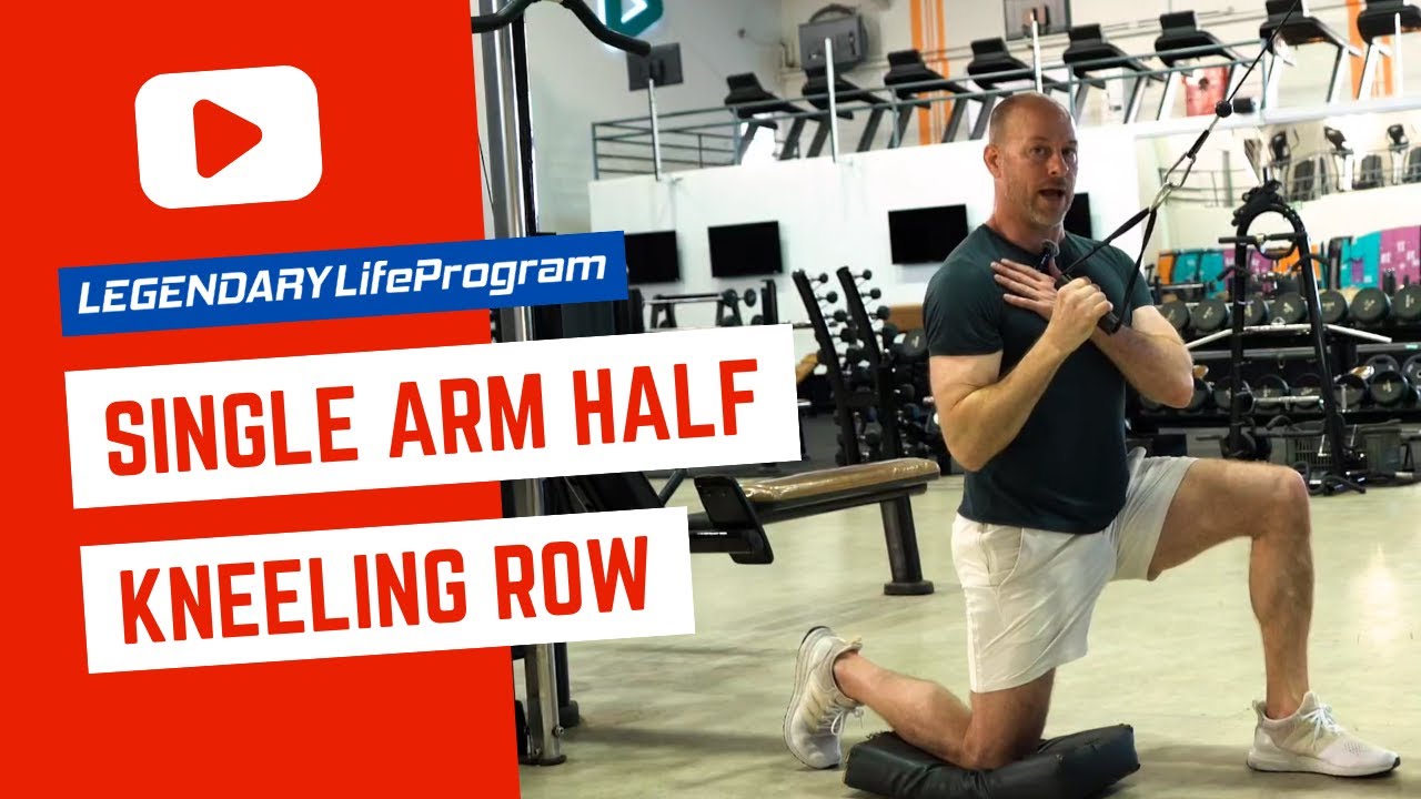 Single Arm Half Kneeling Row - YouTube