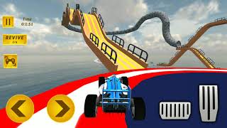 Formula Car GT Racing Stunts- Impossible Tracks 17 | Blue Car | Levels 57-58 | Android Gameplay screenshot 4