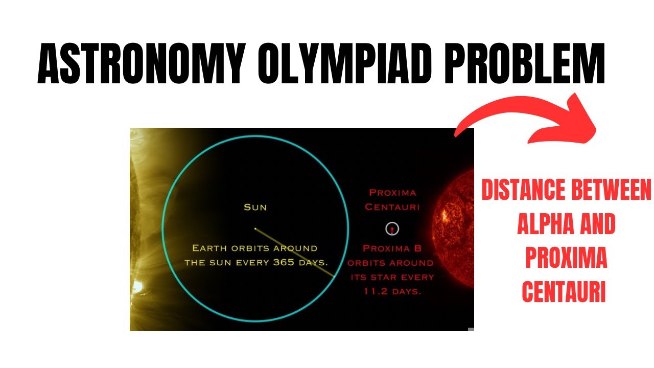 ASTRONOMY OLYMPIAD 2025 : DISTANCE BETWEEN ALPHA AND PROXIMA CENTAURI | NSEA 2025 SOLUTIONS 