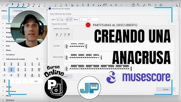 Escribiendo una ANACRUSA en Musescore - Aprendiendo a escribir Partituras