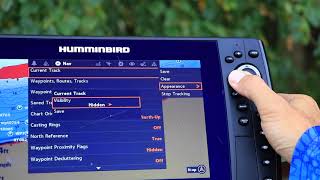 Humminbird HELIX How To Customize Current Track