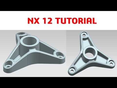NX 12 Tutorial #42 | 3D Model Basic Beginners | cadcam tutorial