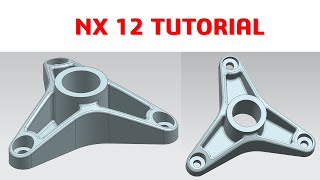 NX 12 Tutorial #42 | 3D Model Basic Beginners | cadcam tutorial