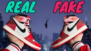 REAL vs FAKE | The Next Chapter Spider-Man Air Jordan 1