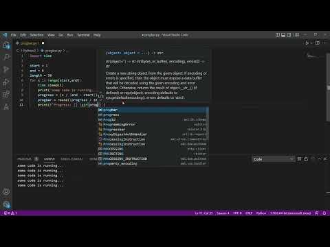 Create customized progress bar using Python