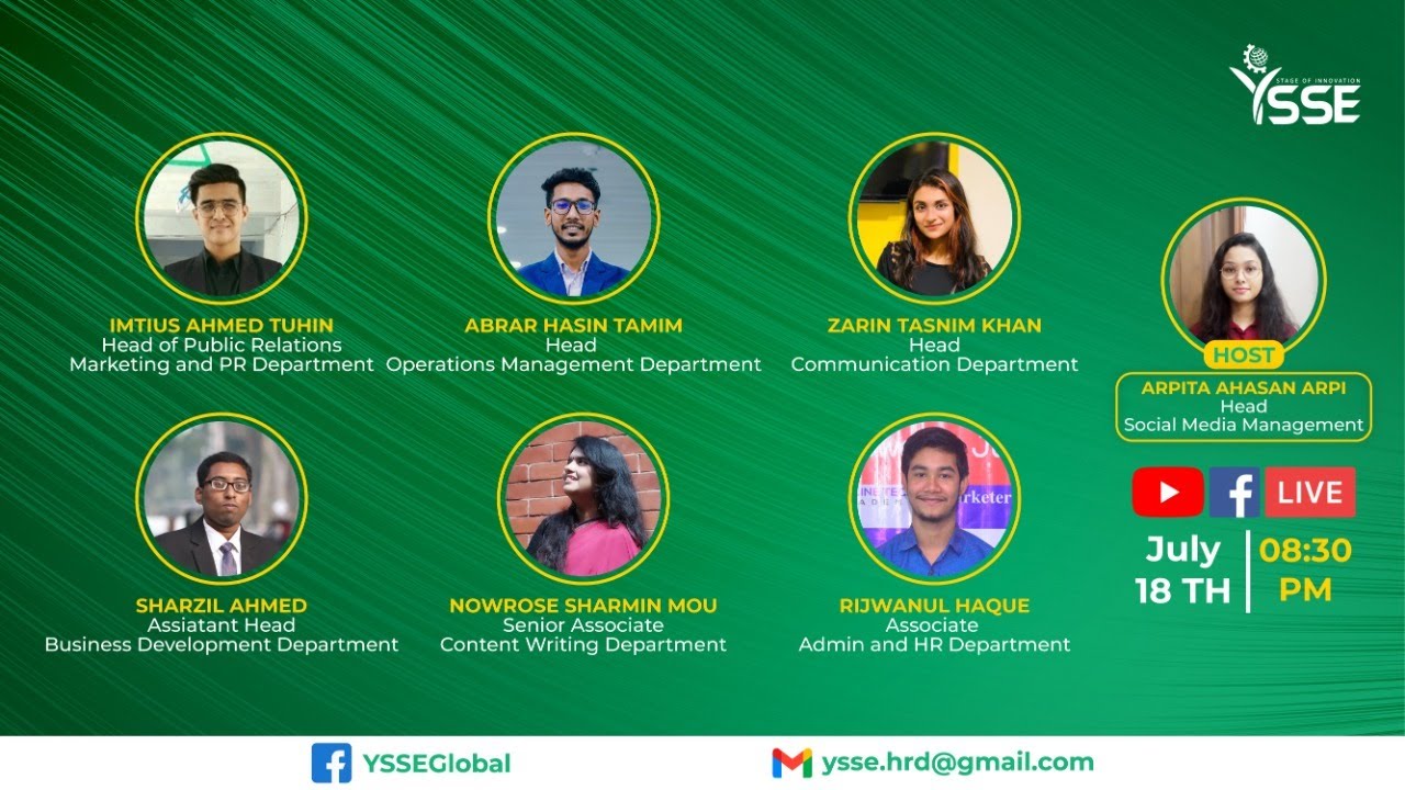 YSSE Virtual Intern Recruitment (9th Batch) - YouTube