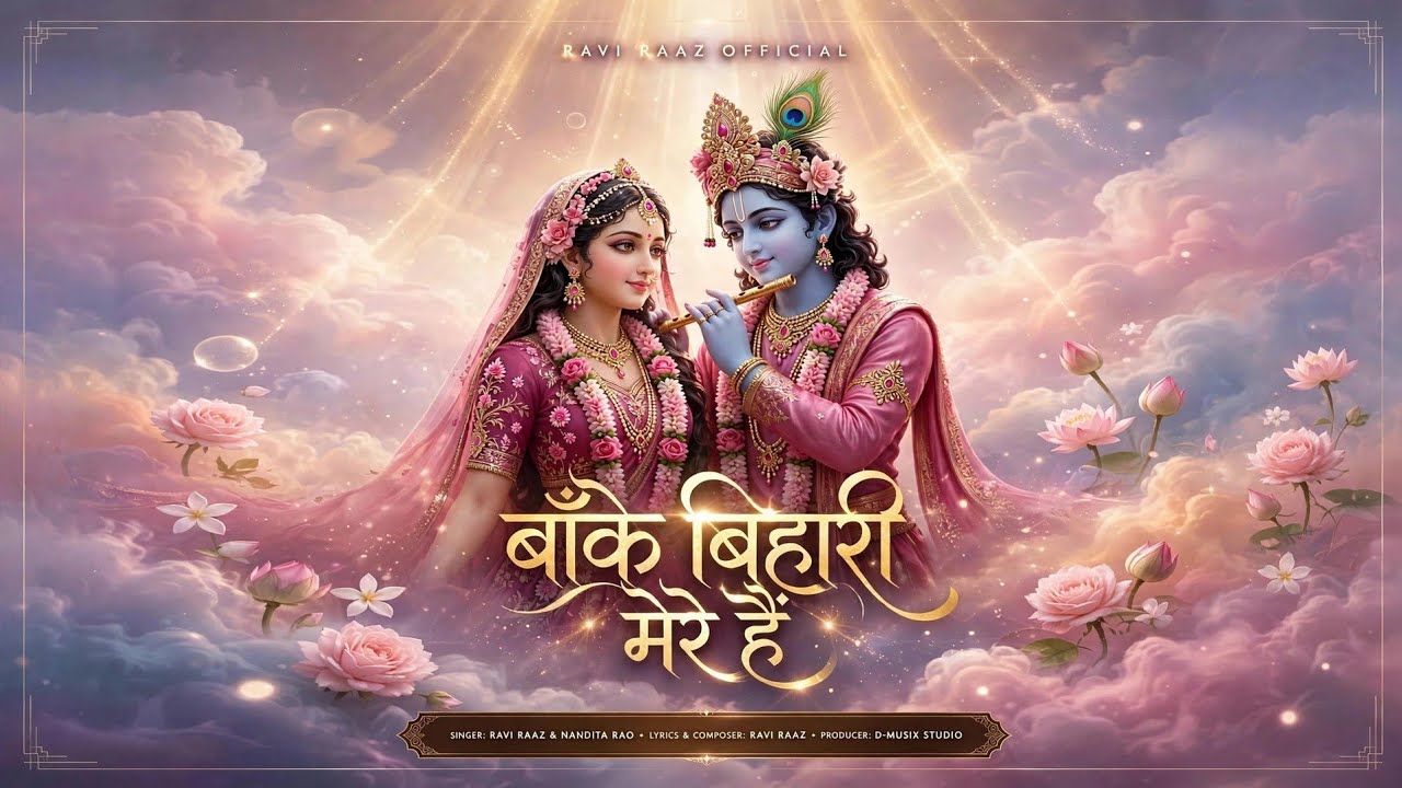 बांके बिहारी मेरे है (Official Bhajan) Banke Bihari Mere Hai | Ravi Raaz & Nandita Raj New Bhajan