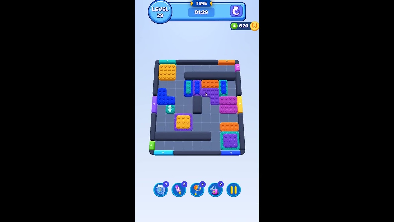 Color Block Jam Level 29 Gameplay Walkthrough - NO BOOSTERS 🧩🧭 | SKILLGAMING ✅